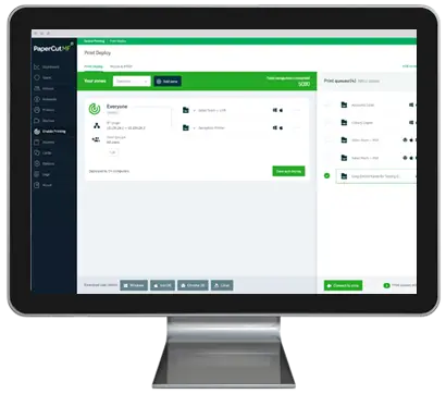 Papercut, Print Deploy, Ditto Copy Systems