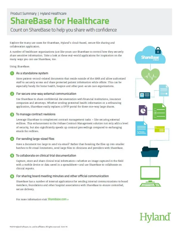 ShareBase, Healthcare, Kyocera, Software, Document Management, Ditto Copy Systems